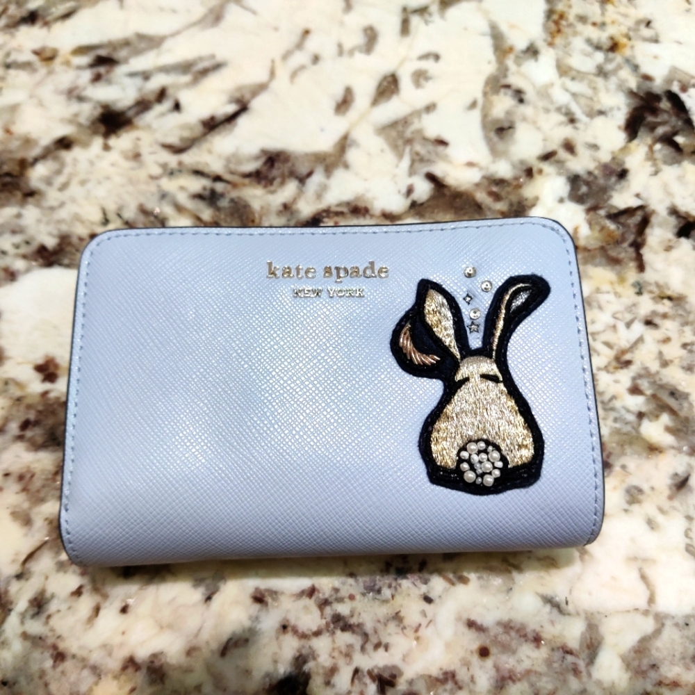 Kate Spade ♠️ Bunbun Bunny Compact Wallet